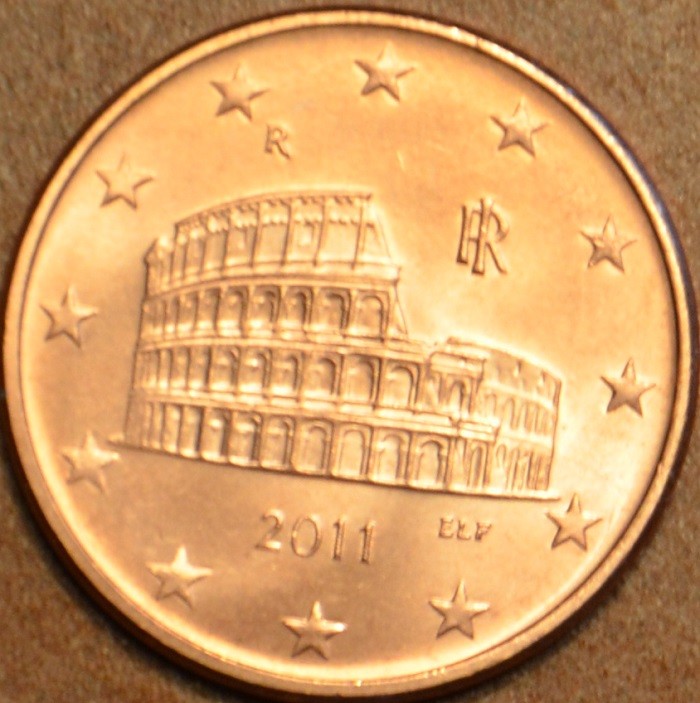 5 cent Olaszország 2011 (UNC)