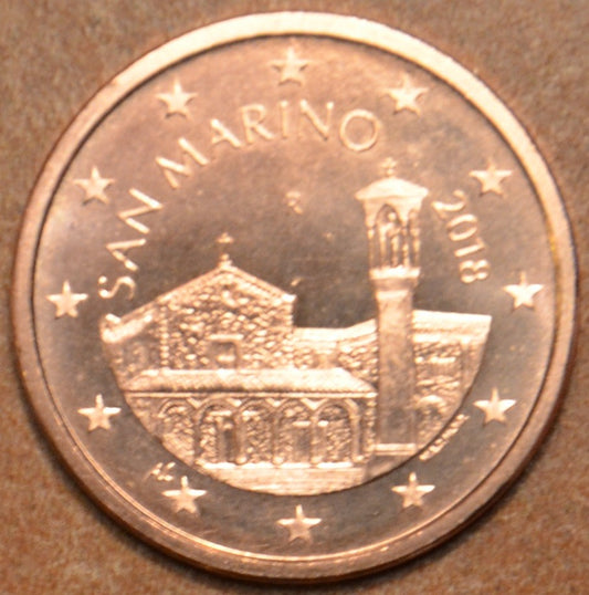 5 cent San Marino 2018 - Új dizájn (UNC)