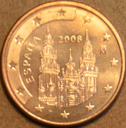 5 cent Spanyolország 2008 (UNC)