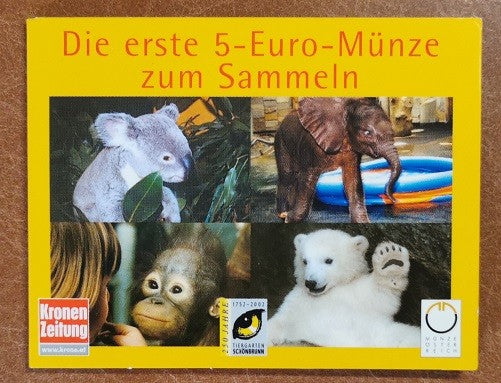 5 Euro Ausztria 2002 Schönbrunn v2 (UNC)
