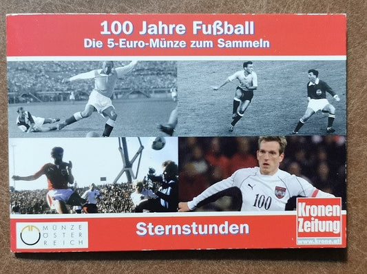 5 Euro Ausztria 2004 - A foci 100 éve v1 (UNC)