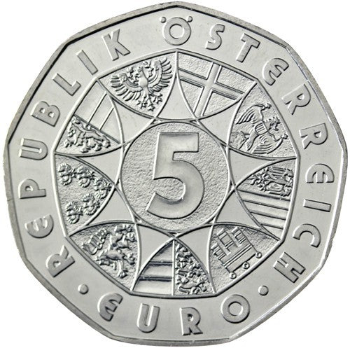 5 Euro Ausztria 2004 - Az EÚ bővítése (UNC)