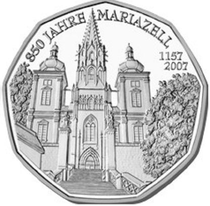 5 Euro Ausztria 2007 - Mariazell (UNC)