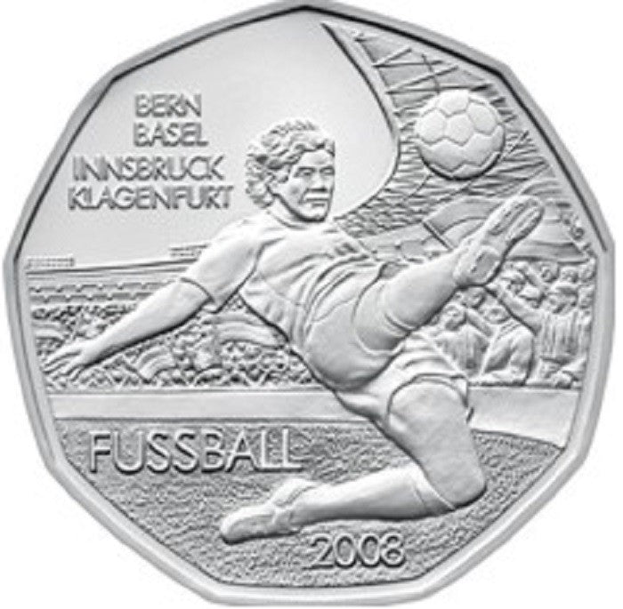 5 Euro Ausztria 2008 - Labdarúgás 1 (UNC)