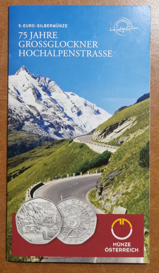 5 Euro Ausztria 2010 Grossglockner (BU)