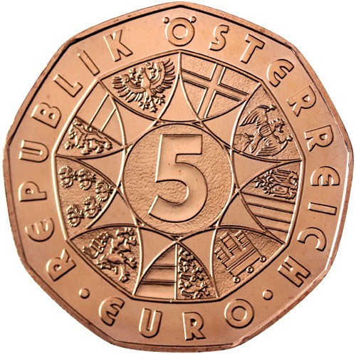 5 Euro Ausztria 2012 - Schladming (UNC)
