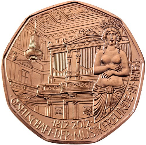 5 Euro Ausztria 2012 Zenebarátok (UNC)