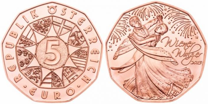 5 Euro Ausztria 2013 Wiener Walz (UNC)