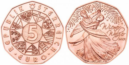 5 Euro Ausztria 2013 Wiener Walz (UNC)