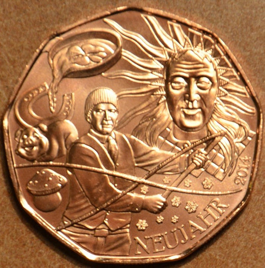 5 Euro Ausztria 2014 A szerencse ajándéka (UNC)