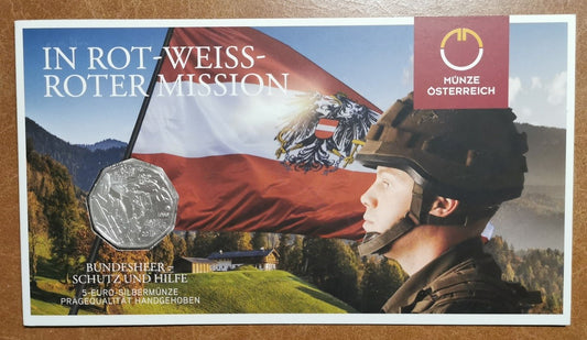 5 Euro Ausztria 2015 Ausztria fegyveres erői (BU)