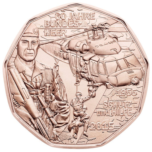 5 Euro Ausztria 2015 Ausztria fegyveres erői (UNC)