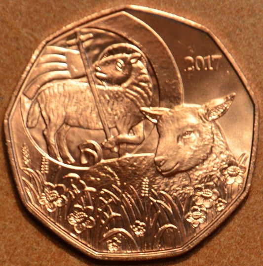 5 Euro Ausztria 2017 - A husvéti bárány (UNC)