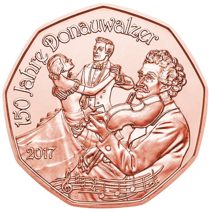 5 Euro Ausztria 2017 - A keringő (UNC)