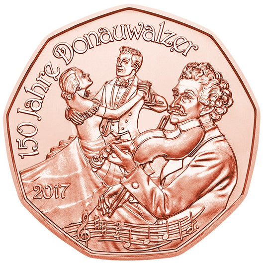 5 Euro Ausztria 2017 - A keringő (UNC)