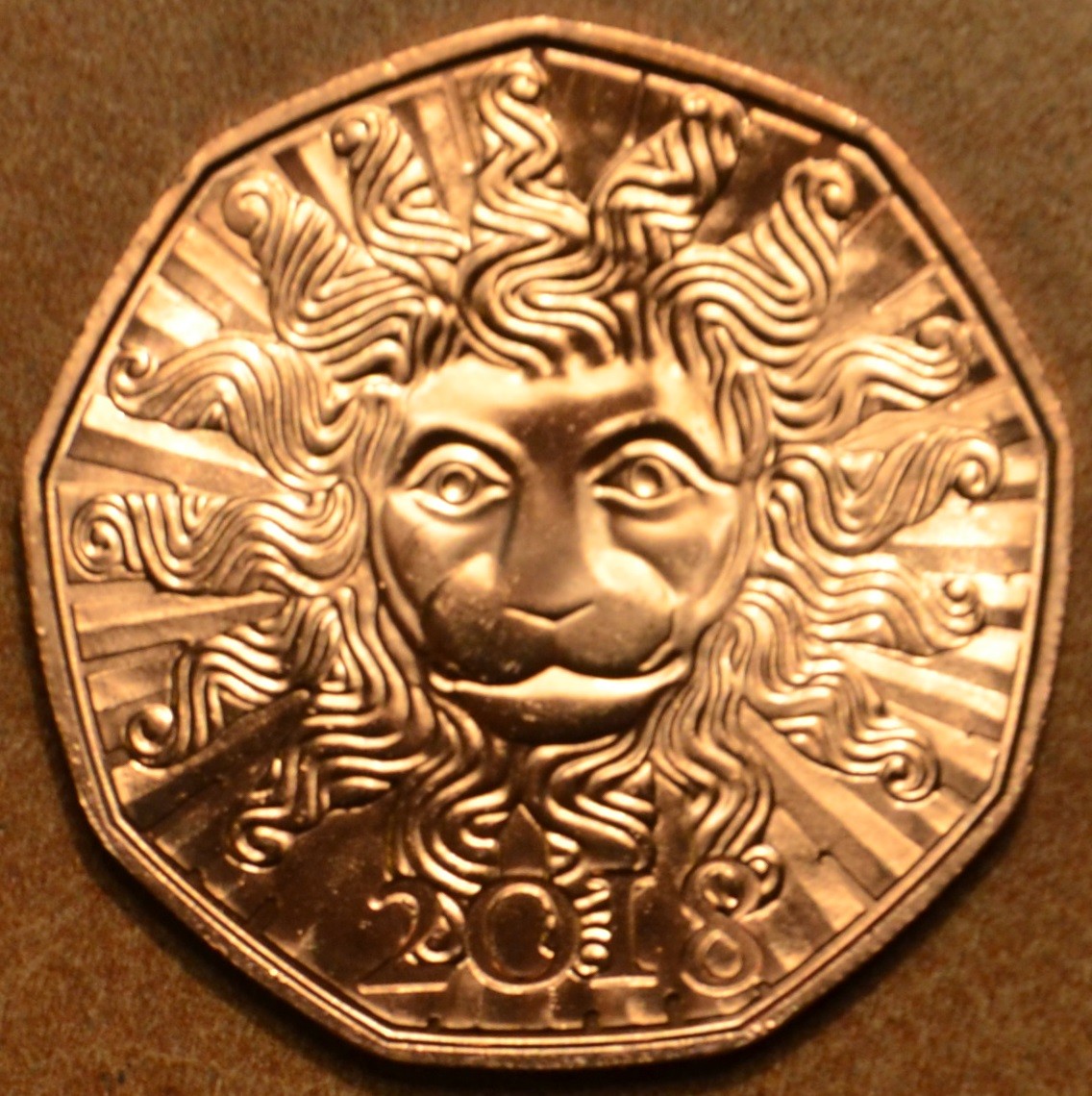 5 Euro Ausztria 2018 - Újévi érme (UNC)