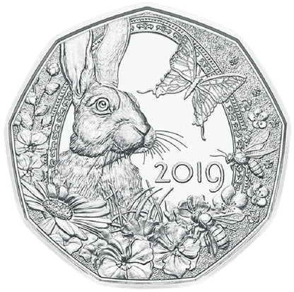 5 Euro Ausztria 2019 Az ébredő természet (BU)