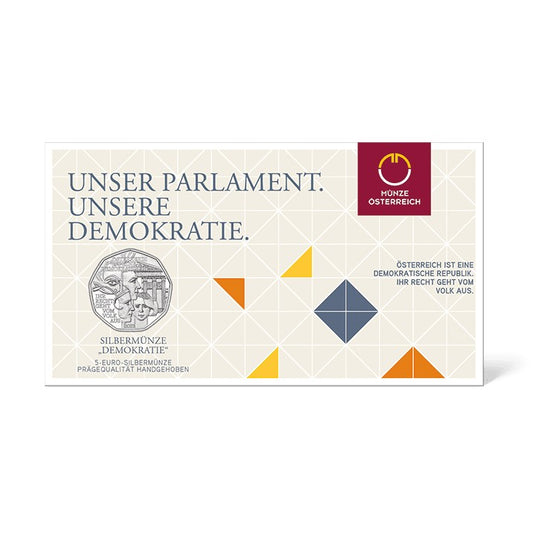 5 Euro Ausztria 2022 - Demokrácia (BU)