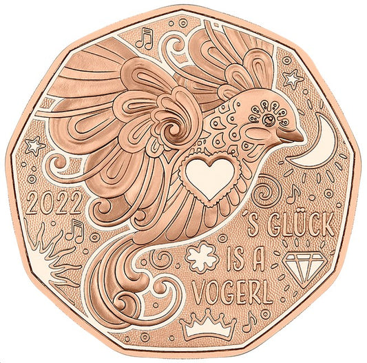 5 Euro Ausztria 2022 - Újévi érme (UNC)