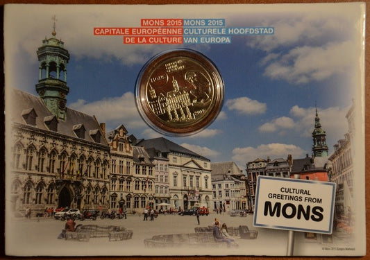 5 Euro Belgium 2015 Mons (BU kártya)