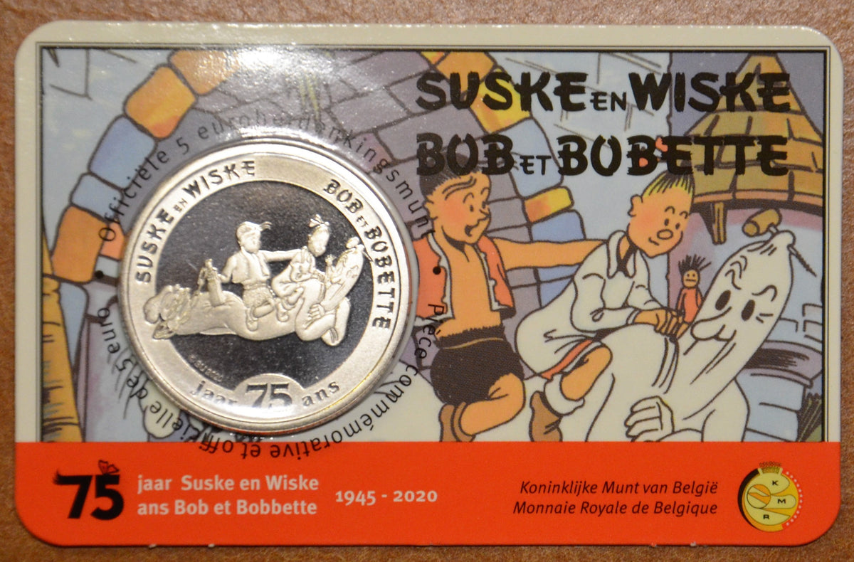 5 Euro Belgium 2020 Suske & Wiske (BU kártya)