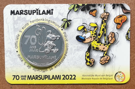 5 Euro Belgium 2022 Marsupilami (BU kártya)