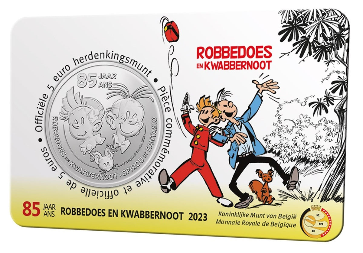 5 Euro Belgium 2023 Robbedoes (BU kártya)
