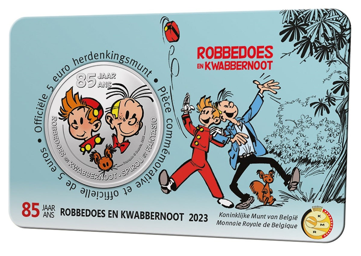 5 Euro Belgium 2023 Robbedoes color (BU kártya)