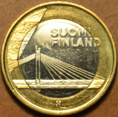 5 Euro Finnország 2012 - A Lumberjack’s Candle híd (UNC)
