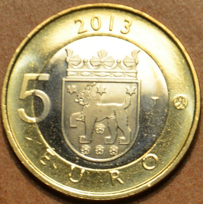5 Euro Finnország 2013 - Tavastia (UNC)