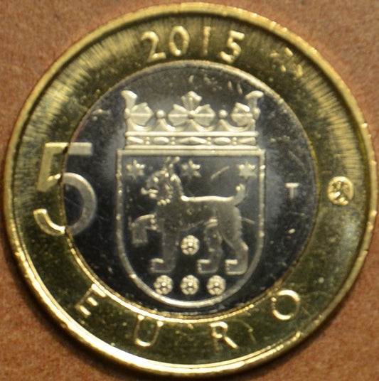 5 Euro Finnország 2015 - Tavastia - Hiúz (UNC)