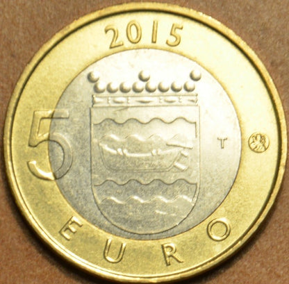5 Euro Finnország 2015 - Uusimaa - Sündisznó (UNC)