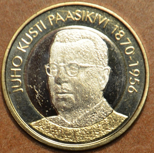 5 Euro Finnország 2017 - Juho Kusti Paasikivi (UNC)