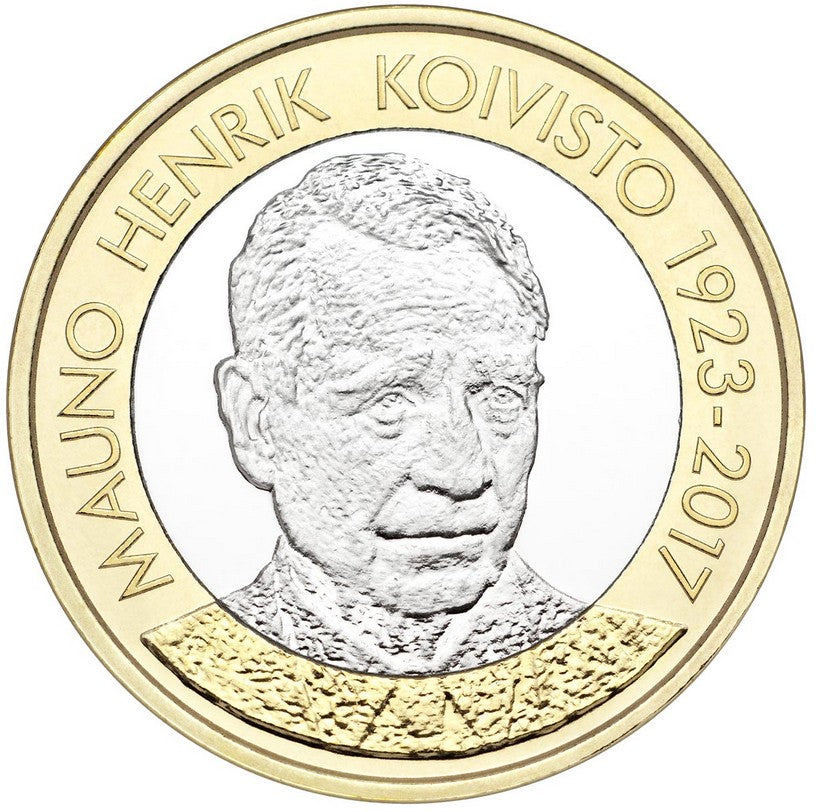 5 Euro Finnország 2018 - Mauno Koivisto (UNC)