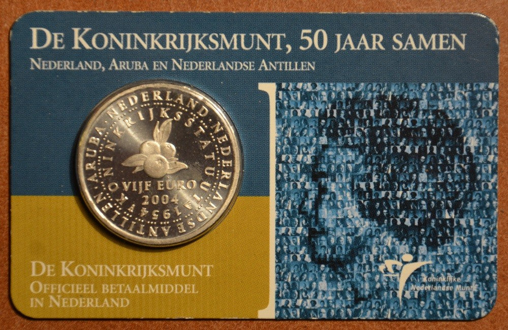 5 Euro Hollandia 2004 - A királyság évfordulója (BU kártya)