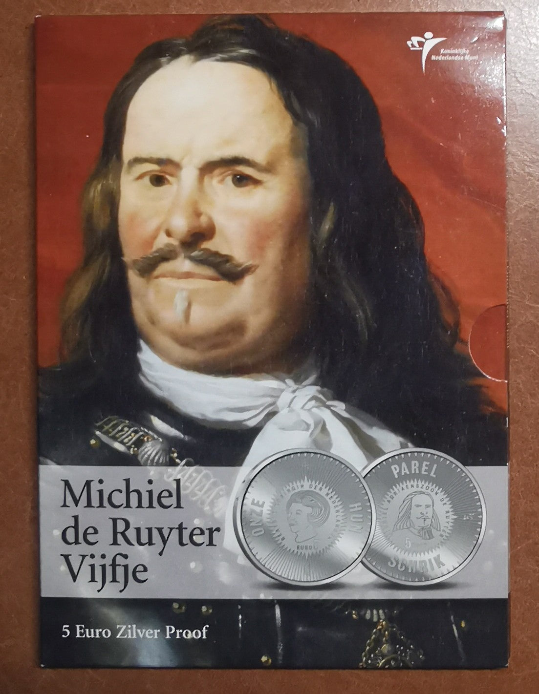 5 Euro Hollandia 2007 - de Ruyter (Proof kártya)