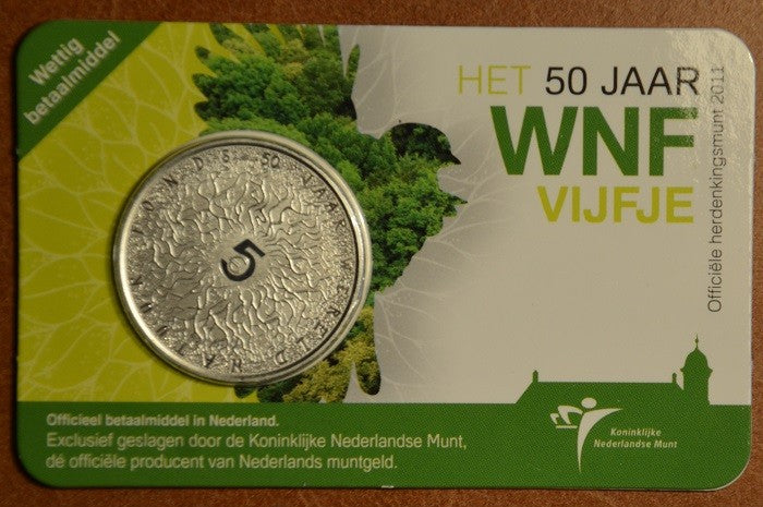 5 Euro Hollandia 2011 - A WNF 50. évfordulója (BU kártya)