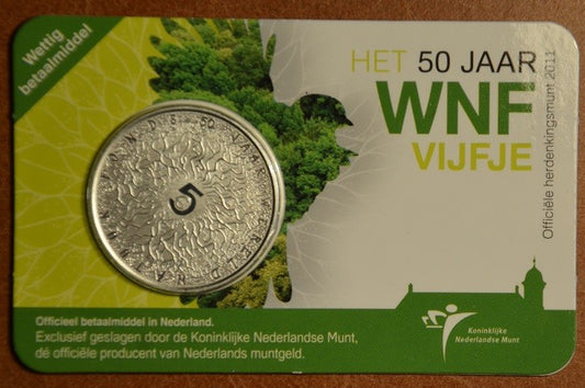 5 Euro Hollandia 2011 - A WNF 50. évfordulója (BU kártya)