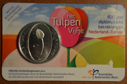 5 Euro Hollandia 2012 - Tulipán (BU kártya)