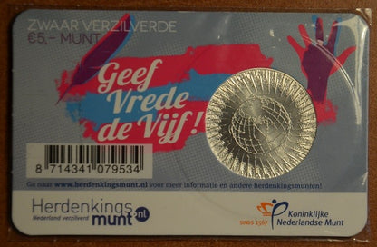 5 Euro Hollandia 2013 - Az utrechti béke 400 éve (BU kártya)