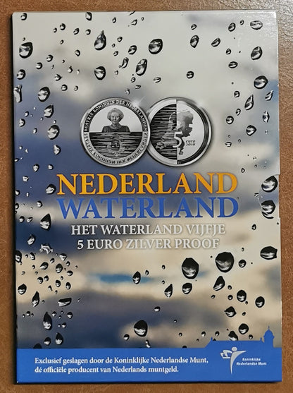5 Euro Hollandia 2013 - Vizi világ (Proof kártya)