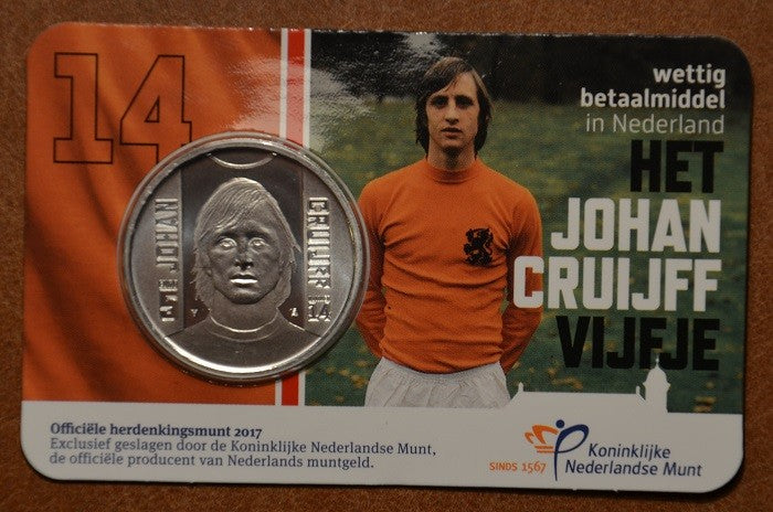 5 Euro Hollandia 2017 - Johan Cruijff (UNC)