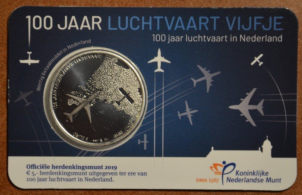 5 Euro Hollandia 2019 - A légierő 100 éve  (UNC)
