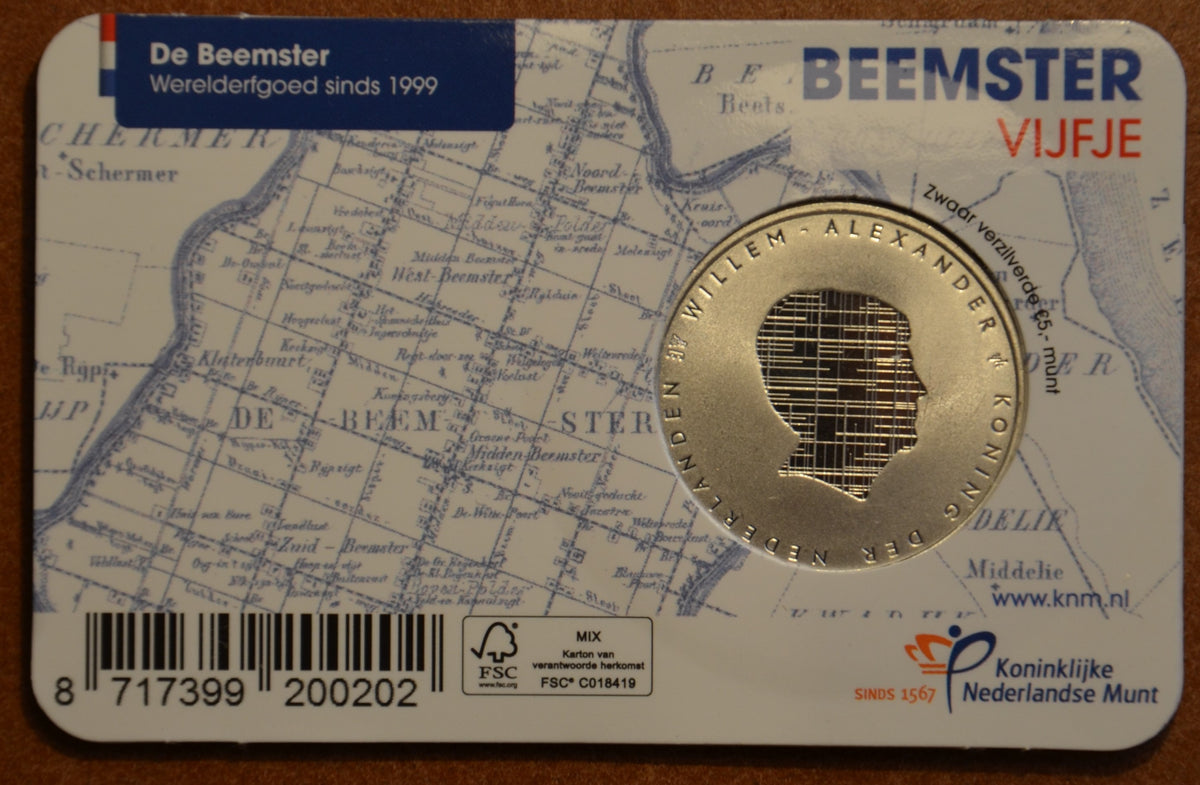 5 Euro Hollandia 2019 - Beemster (UNC)
