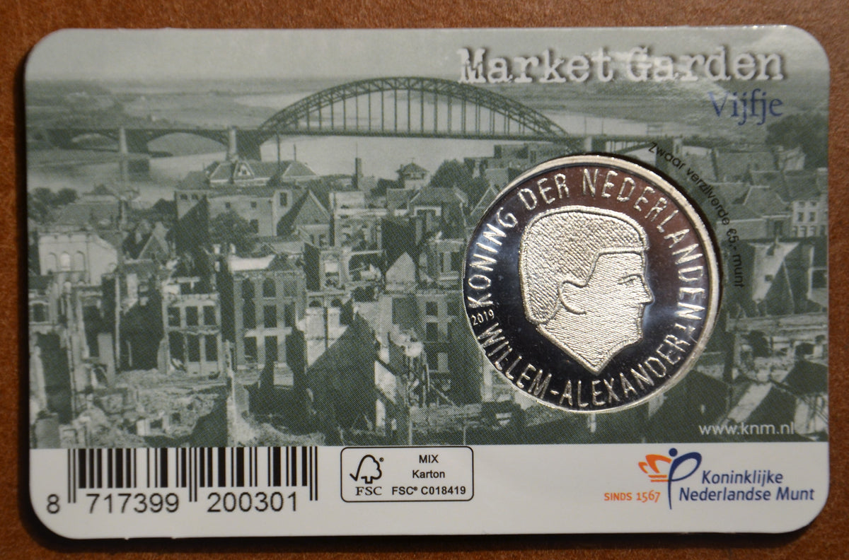 5 Euro Hollandia 2019 - Market garden (UNC)
