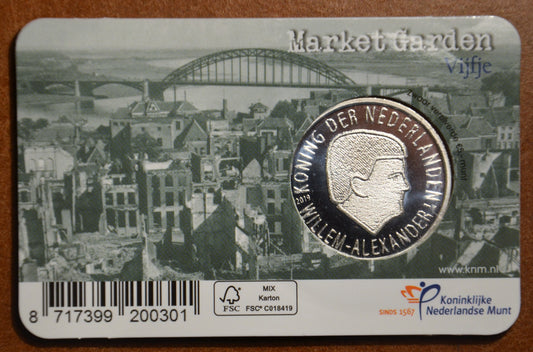 5 Euro Hollandia 2019 - Market garden (UNC)
