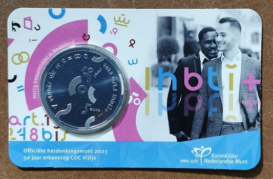 5 Euro Hollandia 2023 - 50 éves a legrégebbi LGBTI szervezet (UNC)
