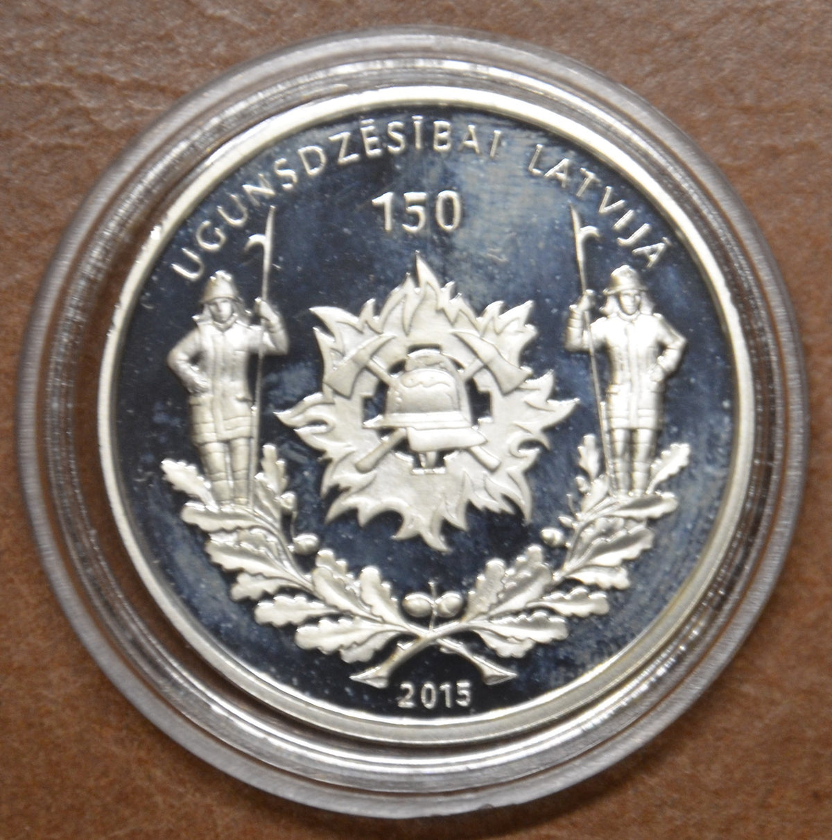 5 Euro Lettország 2015 - Tűzoltók (Proof)