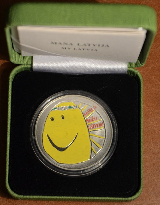 5 Euro Lettország 2018 - Az én Lettországom (Proof)