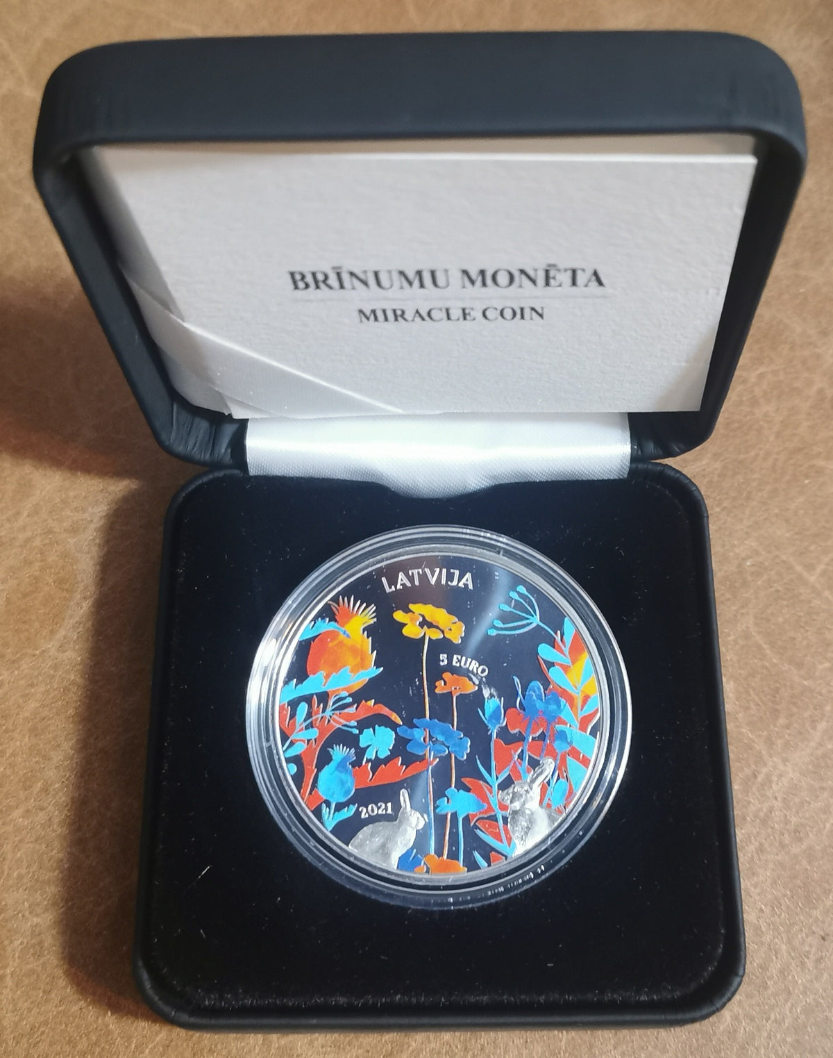 5 Euro Lettország 2021 Csoda (Proof)